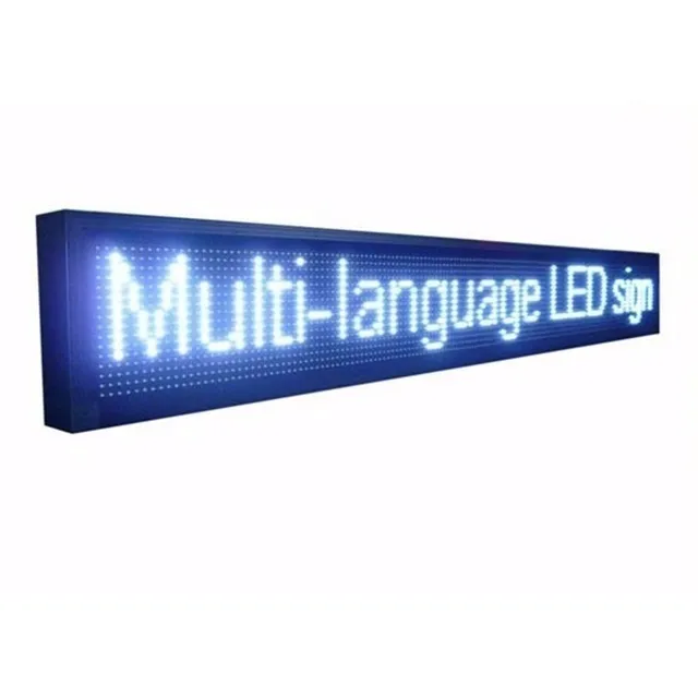 Letrero Led Programable Pasamensajes 130 X 20 Cms Publicidad