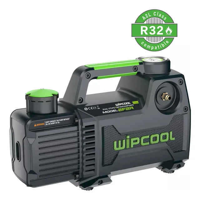 Bomba De Vacio 1/2 Hp 5 Cfm 2 Etapa 110v Wipcool A2l