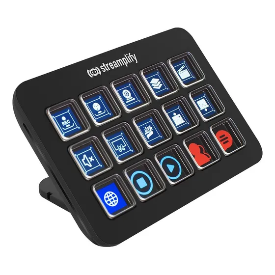 Streaming Deck Streamplify Lcd 15 Keys W/hub Black