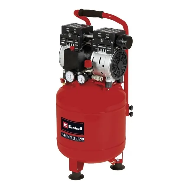 Compresor De Aire Silencioso Einhell 24lt 750w Te-ac 24 Color Rojo Fase eléctrica Monofásica