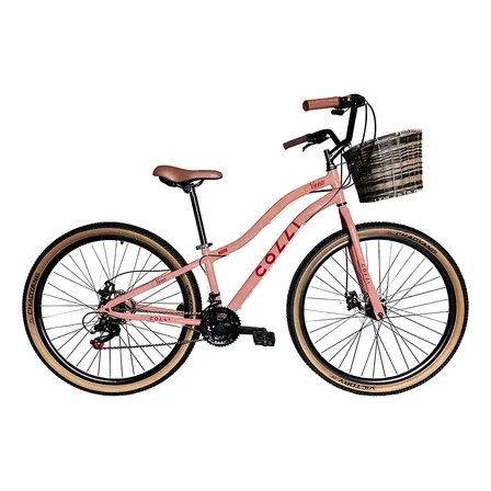 Bicicleta Aro 29 Colli Viena 21 Marchas Com Cestinha