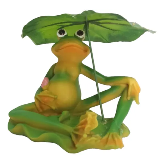 Rana Ranas De Estanque Ranas Sapos De Jardín Resina Regalo