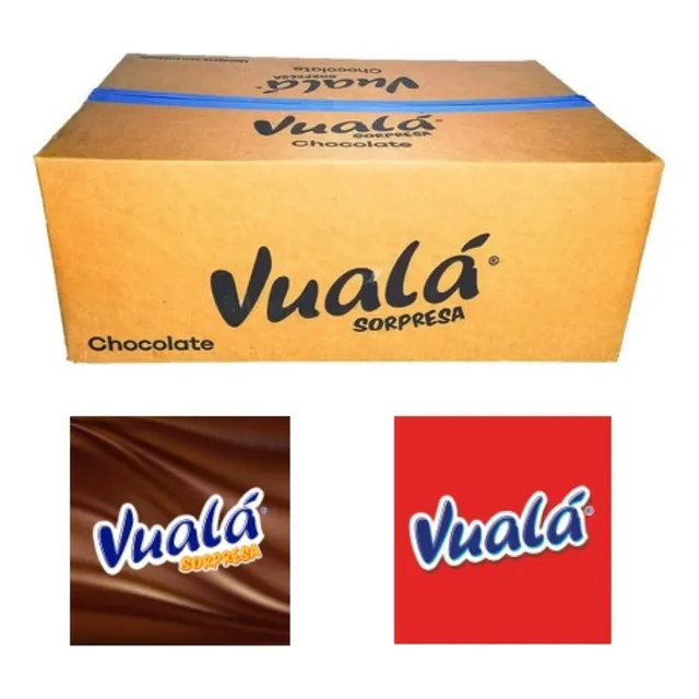 Vuala Sorpresa Sabor Vainilla // Caja Con 60 Piezas