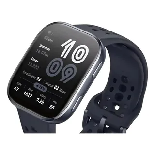 Amazfit Bip 6, Gps Integrado, Amoled 1,97 Mapas Cinza-escuro Mesh Preto