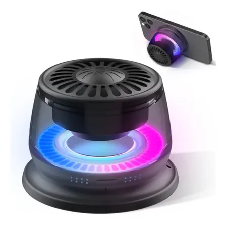 Para Multifunctional Magnetic Bluetooth Speaker Portátil2in1 Negro