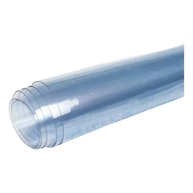 Hule Cristal Pvc Transparente 200 Micrones X 50 Mts 