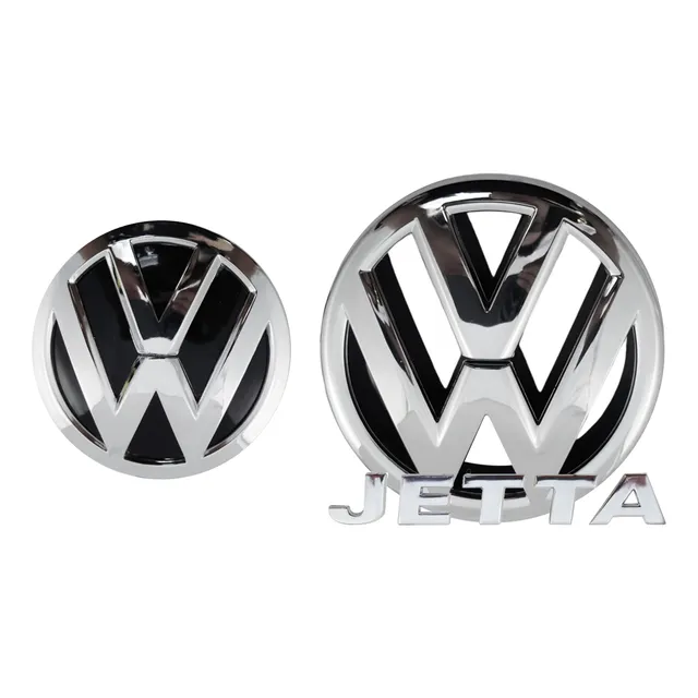 Kit Emblemas Delantero Y Trasero Vw Jetta Bicentenario Mk6