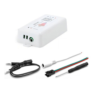 Controlador De Música Led Sp107e Dc5-24v Con Conexión Inalám Controlador De Música Led Sp107e Dc5-24v Con Conexión Inalám