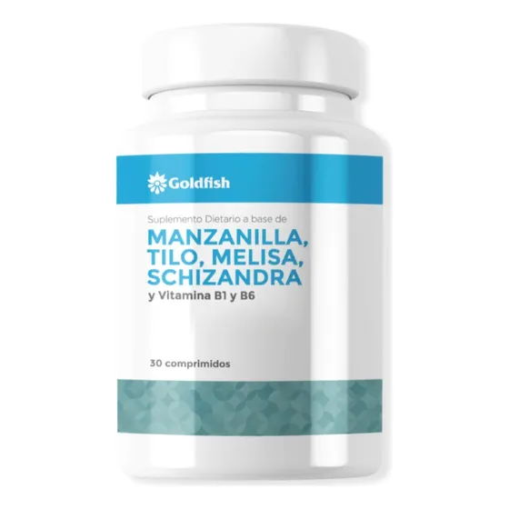 Manzanilla Tilo Melisa Schizandra Relajante Vitamina B1 B6