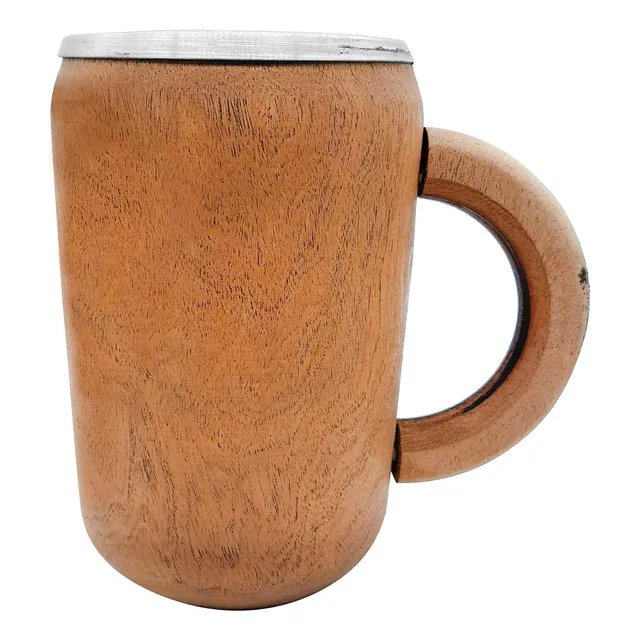 Chop Jarro Cervecero De Madera Algarrobo,liso 400 C.c. 11621