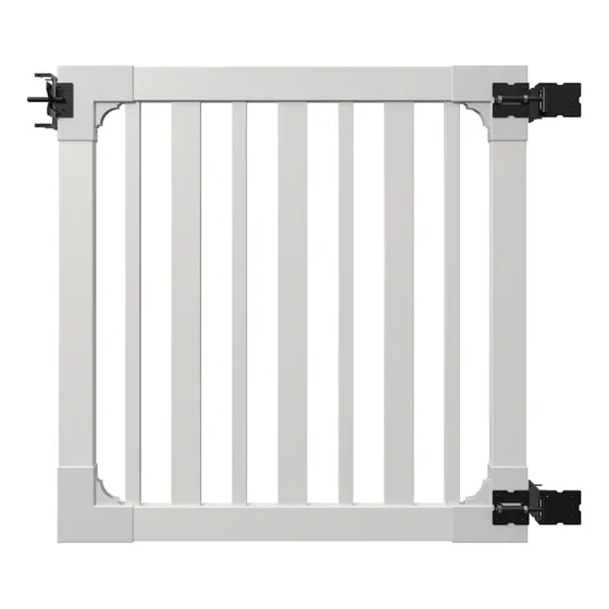 Wambam Sturbridge Vinyl Yard Y Puerta De La Piscina Con Hard Wambam No-dig