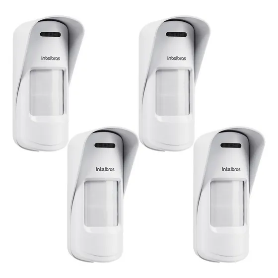 Sensor De Presença Externo S Fio Ivp 7000 Smart Ex Intelbras Cor Branco