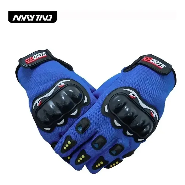 Guantes Para Moto Protección Dedo Completo Transpirable