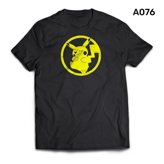 Ropa Franela Personalizada En Vinil Textil De Pikachu Anime