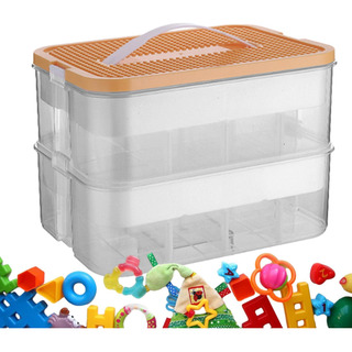 Caja De Almacenamiento Apilable Para Bloques De Construcción Caja De Almacenamiento Apilable Para Bloques De Construcción