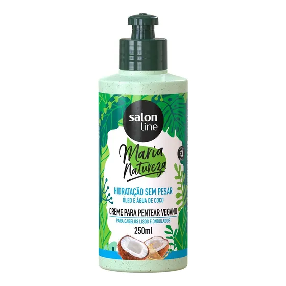 Creme P Pentear Maria Natureza Sem Pesar 250ml- Salon Line
