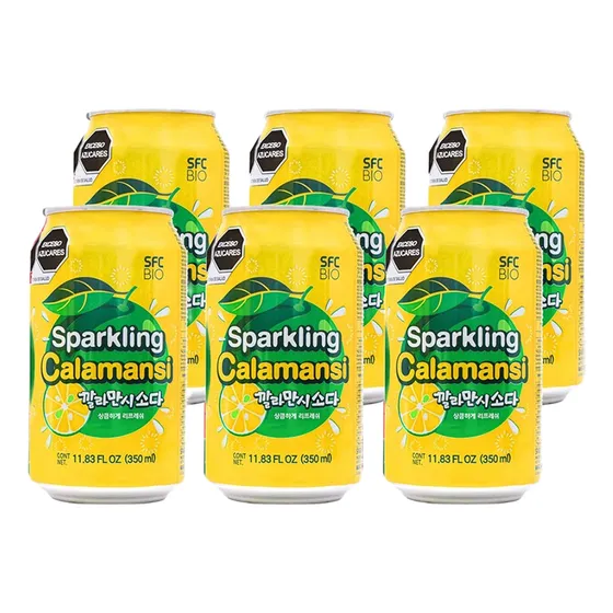 Sfc Bebida Coreana Sabor Calamansi 350ml 6 Pack