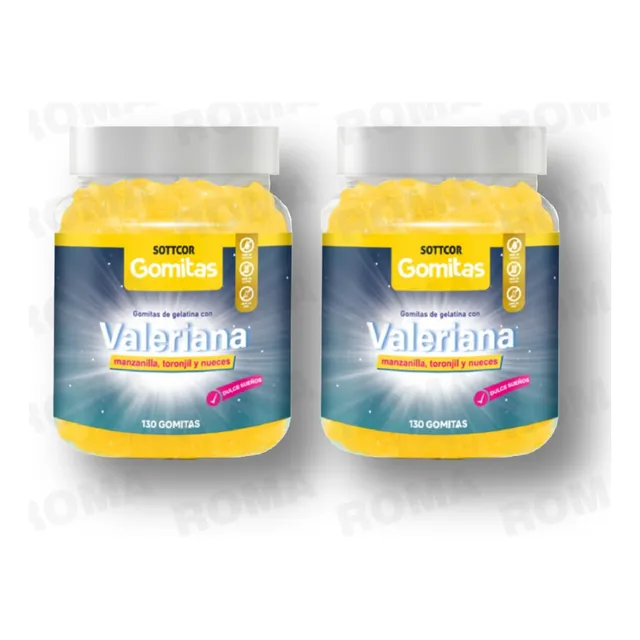 Pack 2 Gomitas Valeriana 260 Und Sottcor Labs