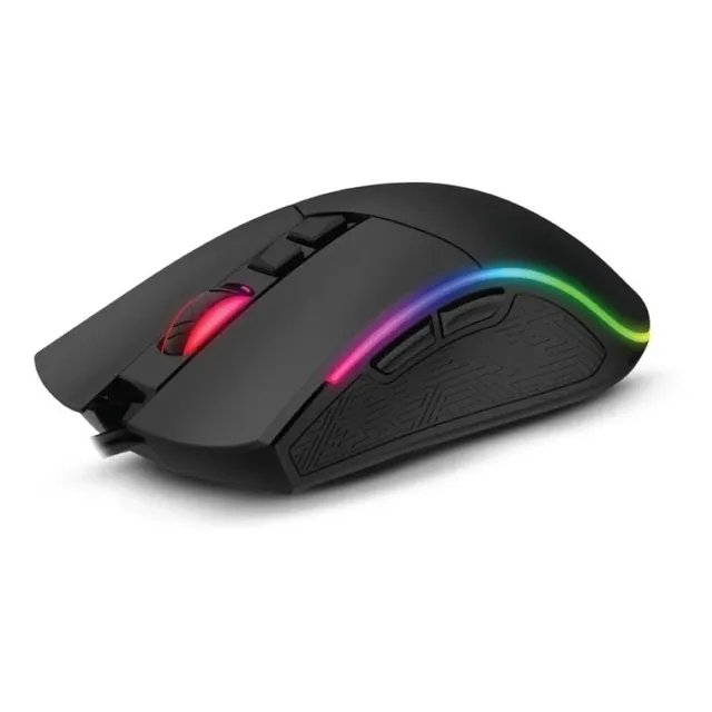 Mouse Gaming Gamer Optico Usb 7 Botones Led 4800dpi Jmc