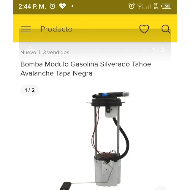 Bomba De Gasolina Silverado/tahoe/avalanche 