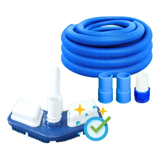 Carrinho Aspiração + Mangueira 6m Limpeza Manutenção Kit Carrinho Aspiração + Mangueira 6m Limpeza Manutenção Kit