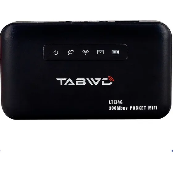 Modem Router 300 Mbps Rj45 Wifi Sim 4g Vpn 32 Usuarios Wps Color Negro