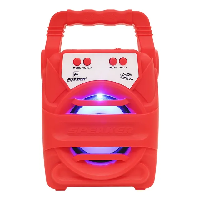 Isp-4013little Pop Bocina Altavoz Portátil 4 Fussion Acustic Rojo