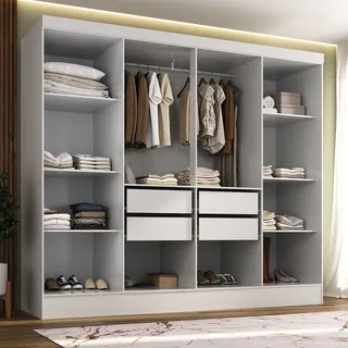 Closet Casal 100% Mdf 4 Gavetas JatobĂĄ Yescasa Closet Casal 100% Mdf 4 Gavetas JatobĂĄ Yescasa