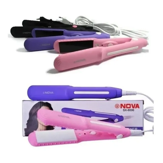 Plancha Mini Nova, Ancha Ref. Sx-8006 Pequeña Viajera Cerami