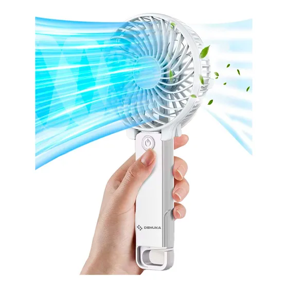 Ventilador Portátil Con Gancho Ajustable 3 Niveles Dehuka