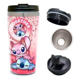 Copo Térmico Personalizado Lilo E Stitch 450ml Inox Love Red Copo Térmico Personalizado Lilo E Stitch 450ml Inox Love Red