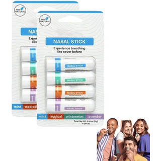 2 Nasal Stick, Paquete De 4 Portable Nasal Inhaler, Menthol 2 Nasal Stick, Paquete De 4 Portable Nasal Inhaler, Menthol