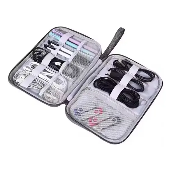 Estuche Organizador De Cables Cargadores Viaje Y Valija