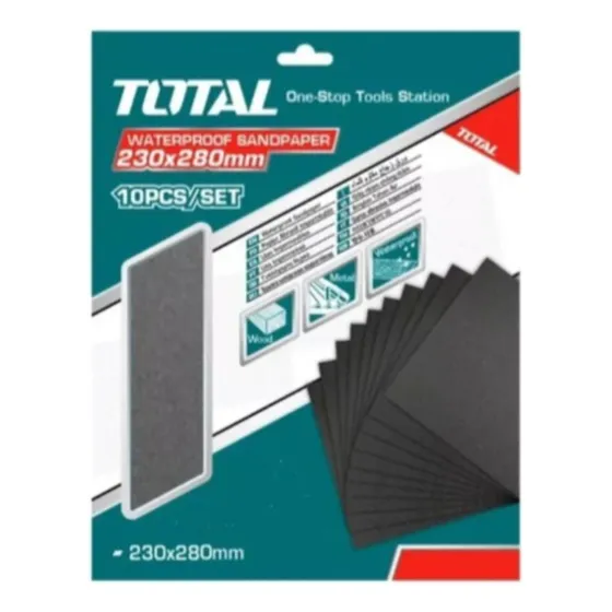 Papel De Lija De Agua N° 60 - 80 - 180  Pack De 10 Unidades