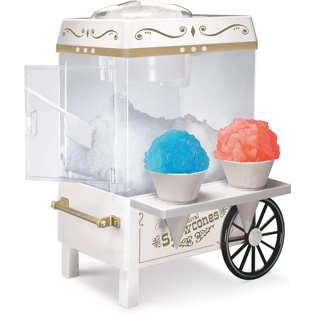 Maquina De Raspados Nieve De 5lts Nostalgia Incluye 2 Conos