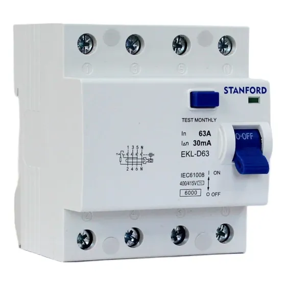 Interruptor Diferencial 4x63a 30ma Stanford Color Blanco