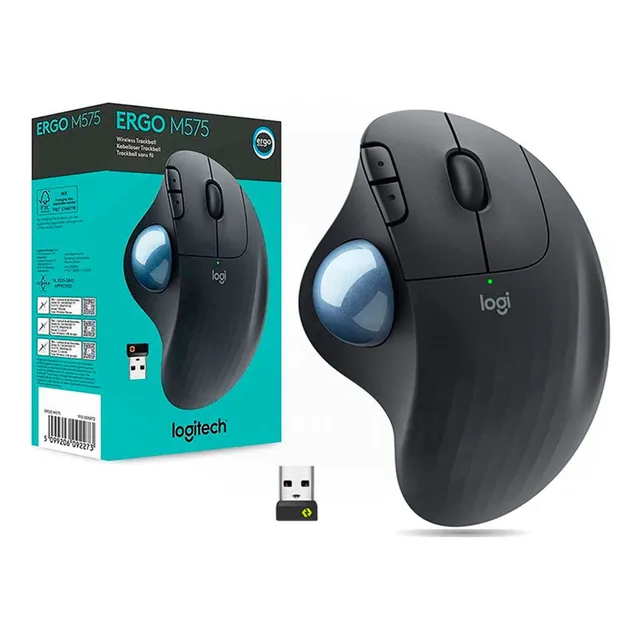 Mouse Logitech Ergo M575 Wireless / Bt Trackball Black