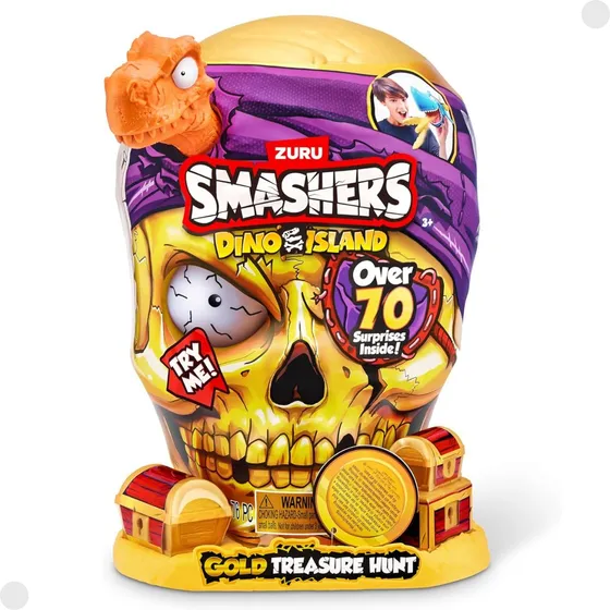 Smashers Dino Island Gold Treasure 70 Surpresas F0171-2b Fun