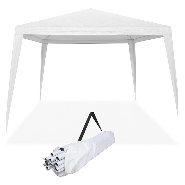 Tenda Gazebo Desmontável Polietileno 3x3m Cor Branco Tenda Gazebo Desmontável Polietileno 3x3m Cor Branco