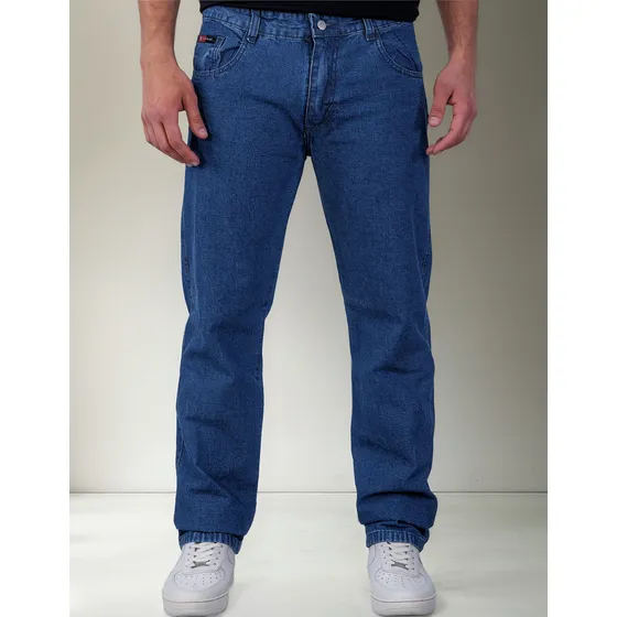 Pantalon Jean Recto Clasico Hombre Talle 36-46