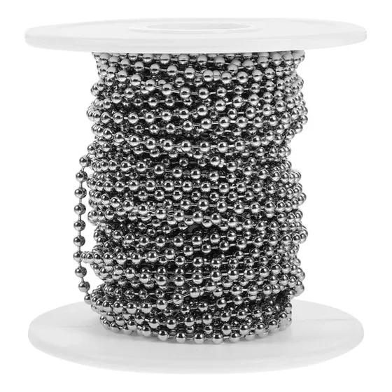 Cadena Bolita Galvanizada De 4.5mm (1mts-28grs) Kilo Fubral
