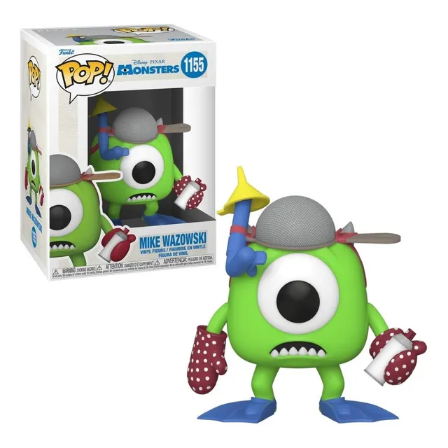 Boneco Mike Wazowski Luvas Disney Monstros S. A. Funko Pop