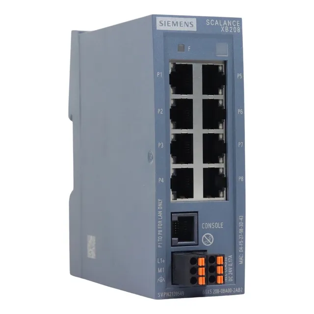 Siemens 6gk5208-0ba00-2ab2 Scalance Xb208 8 Puertos Switch
