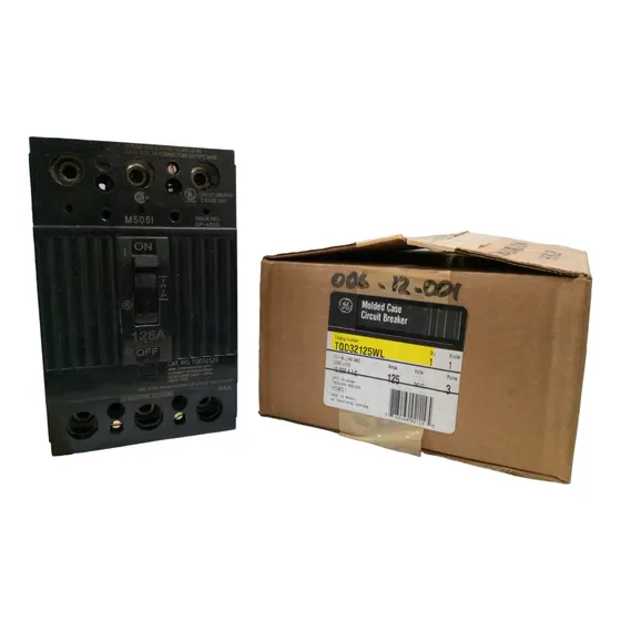 Breaker 3x125 Industrial Caja Moldeada Tqd General Electric