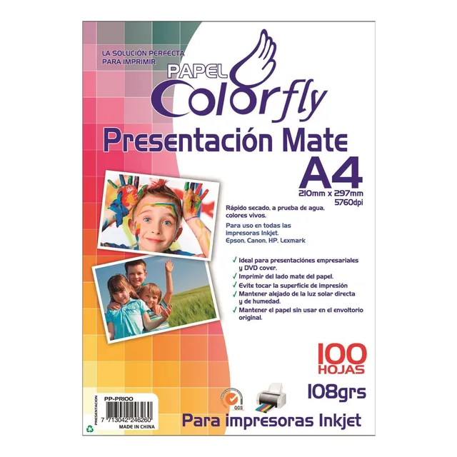 Papel Presentación Y Sublimación A4 100h Pack X2 Disershop