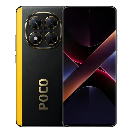 Xiaomi POCO X7 5g Dual Sim 512 Gb 12 Gb Ram 120 Hz Amoled 5110 mAh Smartphones pretos Câmeras frontais Tela sensível ao toque de 20 mp