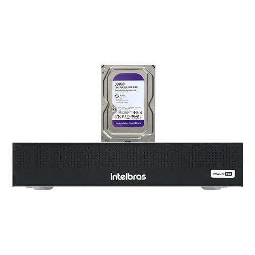 DVR Intelbras 4 Canais MHDX 3104-C Inteligência Artificial 1TB