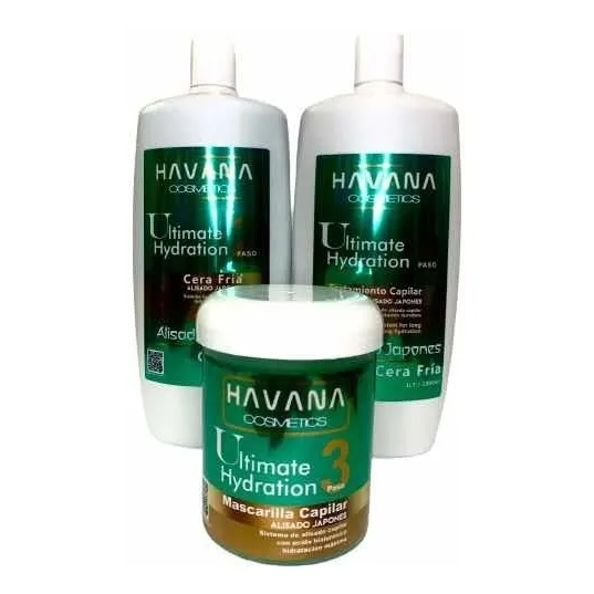 Cera Fría Alisado Japonés Pasó 1,2 Y 3 De Havana Cosmetic