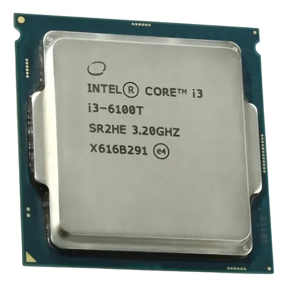 Processador gamer Intel Core i3-6100T CM8066201927102 de 2 núcleos e 3.2GHz de frequência com gráfica integrada