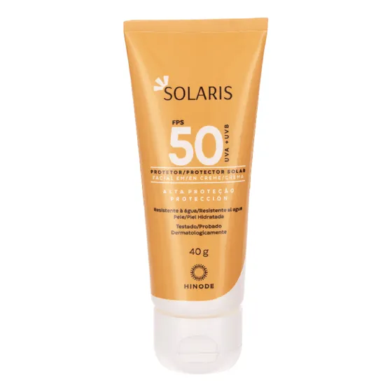 Protector Solar Solaris Facial Fps50 Uva/uvb Hinode